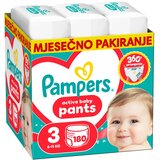 Pampers Active Baby Pants mjesečno pakiranje / XXL - novo | shoptok.hr