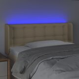  LED uzglavlje krem 83x16x78/88 cm od tkanine | shoptok.hr
