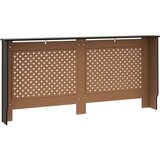 vidaXL pokrov za radijator crni 172 x 19 x 81 cm mdf | shoptok.hr