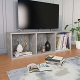 vidaXL Knjižna / TV omara betonsko siva 36x30x114 cm iverna plošča, (20978320) | Shoptok.si