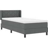  s opruga kutije Tamno siva 100 x 200 cm tkanina | shoptok.hr