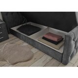 Esposa POSTELJA BOXSPRING 180 cm x 200 cm , tekstil, leseni material antracit | Shoptok.si
