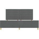  Krevetna konstrukcija Tamno siva 200 x 200 cm tkanina | Eponuda.ba