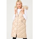 Dewberry Z6717 LADIES VEST-FLAT CREAM Cijene