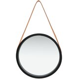 Maison Chic Stensko Ogledalo - Zrcalo - Kozmetično ogledalo s pasom 40 cm črno, (21698220) | Shoptok.si