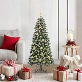 vidaXL Umestno božično drevo med 150 LED Zelena 50 x 50 x 120 cm | Shoptok.si