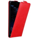 Cadorabo Ohišje, združljivo z Huawei P10 LITE v rdeče jabolko - Zaščitni ovitek v obliki flipa z magnetnim zapiranjem, (20562326) | Shoptok.si