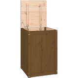  Kutija za rublje boja meda 44 x 44 x 66 cm od masivne borovine | shoptok.hr