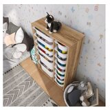 Hanah home višenamenske police rine 2D4K8U walnut white | ePonuda.com