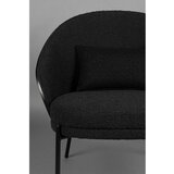 Dutchbone Črn fotelj iz tkanine bouclé Rodin – | Shoptok.si