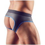 Svenjoyment mo&amp;scaron;ke odprte spodnjice jockstrap - črna/modra - XL Slike