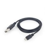 Gembird Kabel CC-USB2-AMLM-2M (USB 2.0 M - Lightning M; 2m; črn), (21396133) | Shoptok.si
