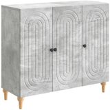 vidaXL Kreveta Betonska siva 89 x 34 5 x 80 cm Konstruirano drvo - Betonska siva | shoptok.hr