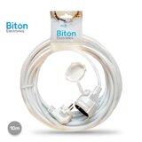 Prenosna PRIKLJUCNICA JEDNOSTRUKA H05VV-F 3G1,5mm2 10m BELA | Eponuda.com