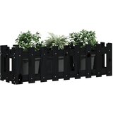  Povišena vrtna gredica crna 100x30x30 cm masivna borovina | Eponuda.com