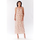 Awama Woman's Dress A184 Pink/Pattern Cene