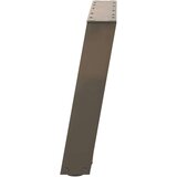  Noge za klubsko mizico v obliki črke U, 2 kosa, naravno jeklo, 60 x (42-43) cm, jeklo, (5000044561) | Shoptok.si