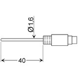 Greisinger Tipalo za zrak GLF 401 MIN -25 do 70 °C Pt100 kalibracija narejena po delovnih standardih, (20641064) Cene