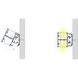 Lumines LED profil DOPIO bel - dvostransko svetenje | Shoptok.si