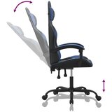  Igraća stolica crno-plava od umjetne kože | shoptok.hr