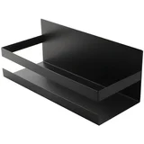 Polica za začine (D x Š x V: 30 x 12 x 11 cm, Metal, Crna)
