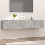 The Living Store TV omarica 2 kosa betonsko siva 80x30x30 cm inženirski les - TV Omarica, (21375034) Cene