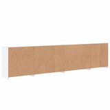  Komoda s LED svjetlima bijela 283x37x67 cm | shoptok.hr