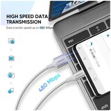 Ugreen USB 2.0 A to USB-C cable 2m (white) - polybag | shoptok.hr