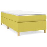  Okvir za krevet s oprugom zeleni 90x190 cm od tkanine Slike