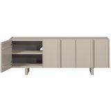WOOOD Svijetlo siva TV komoda od masivnog bora 152x53x46 cm Basu – | shoptok.hr