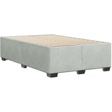  Okvir za krevet svjetlosivi 120 x 200 cm baršunasti | shoptok.hr