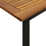 vidaXL Vrtna miza z nogami U oblike 200x90x75 cm trden akacijev les | Shoptok.si