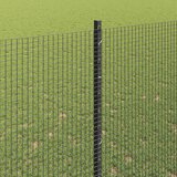  Zavarena žičana ograda s postom 50 x 1,5 m Siva Mreža | shoptok.hr