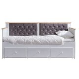 Hanah home Krevet Alacati White Anthracite | Eponuda.com