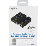 Logilink cable tester RJ45/RJ11/RJ12 & bnc cene