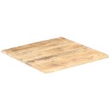 Stolna Mizna plošča iz trdnega mangovega lesa 25-27 mm 80x80 cm | Shoptok.si