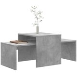  Set stolića za kavu boja betona 100x48x40 cm konstruirano drvo | shoptok.hr