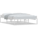 Maison Chic Posteljni okvir - Dvoposteljna postelja - Zakonska postelja brez vzmetnice bel 140x200 cm kovinska-J11404, (21770880) | Shoptok.si