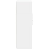  Visoka komoda bijela 40 x 42,5 x 124 cm od konstruiranog drva | Eponuda.ba