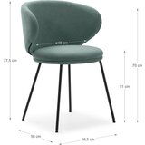 Marckeric Zeleni jedilni stoli v kompletu 2 ks Rush – | Shoptok.si