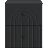  Noćni ormarić za montažu na zid 2 pcs Crna 33 x 34,5 x 40 cm | Eponuda.ba