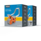 Rebel Active sprava za trbušne mišiće s timerom, AB valjak AB-3, sivo-narančasta | shoptok.hr