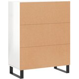 Komoda sjajna bijela 69,5x34x90 cm od konstruiranog drva | shoptok.hr