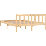 vidaXL Okvir za krevet od masivne borovine 150 x 200 cm UK king | shoptok.hr