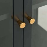  stranska omarica antracitna 75x35x105 cm jeklo in steklo, (20656235) | Shoptok.si