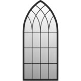  Ogledalo crno 100 x 45 cm željezno za unutarnju upotrebu | shoptok.hr