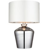  Endon 61198 - Stona lampa WALDORF 1xE27/10W/230V sjajni hrom/bela | Eponuda.com