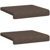  Jastučić za klupu 2 kom. Mikrovlakna Smeđa Dubina 35 cm | shoptok.hr