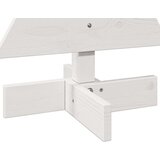 vidaXL Drveno božićno drvce za ukrašavanje bijelo 60 cm puno drvo Bor | shoptok.hr
