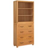  Set namještaja za pohranu 2 kom. Prirodna 80 x 35 x 185 cm | shoptok.hr